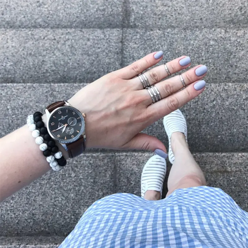 Браслет с бусинами в форме короны для женщин и мужчин ювелирные украшения из