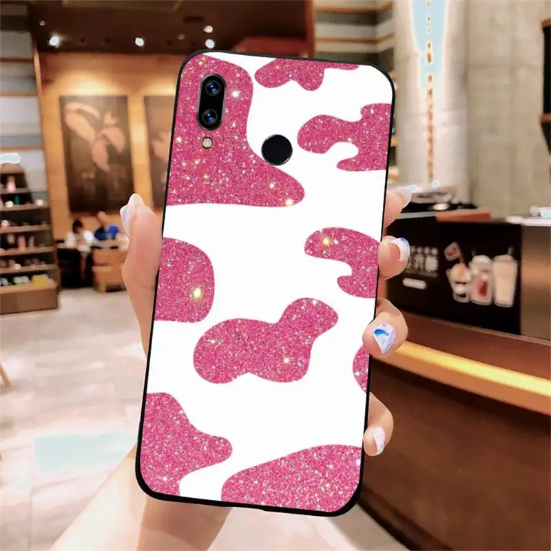 

Cows bling fashion cartoon Phone Case For Xiaomi Redmi note 7 8 9 t k30 max3 9 s 10 pro lite