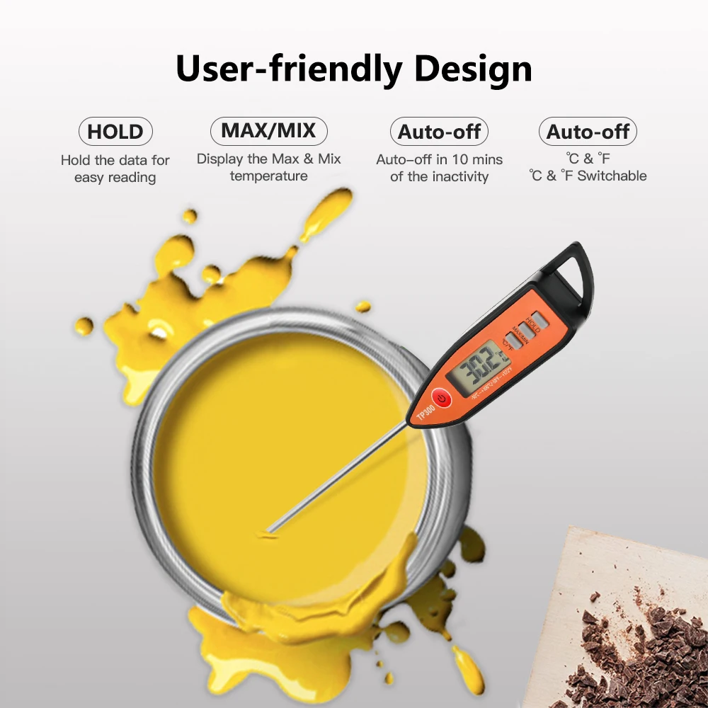 Цифровой Кухонный Термометр прибор для измерения температуры еды подходит мяса