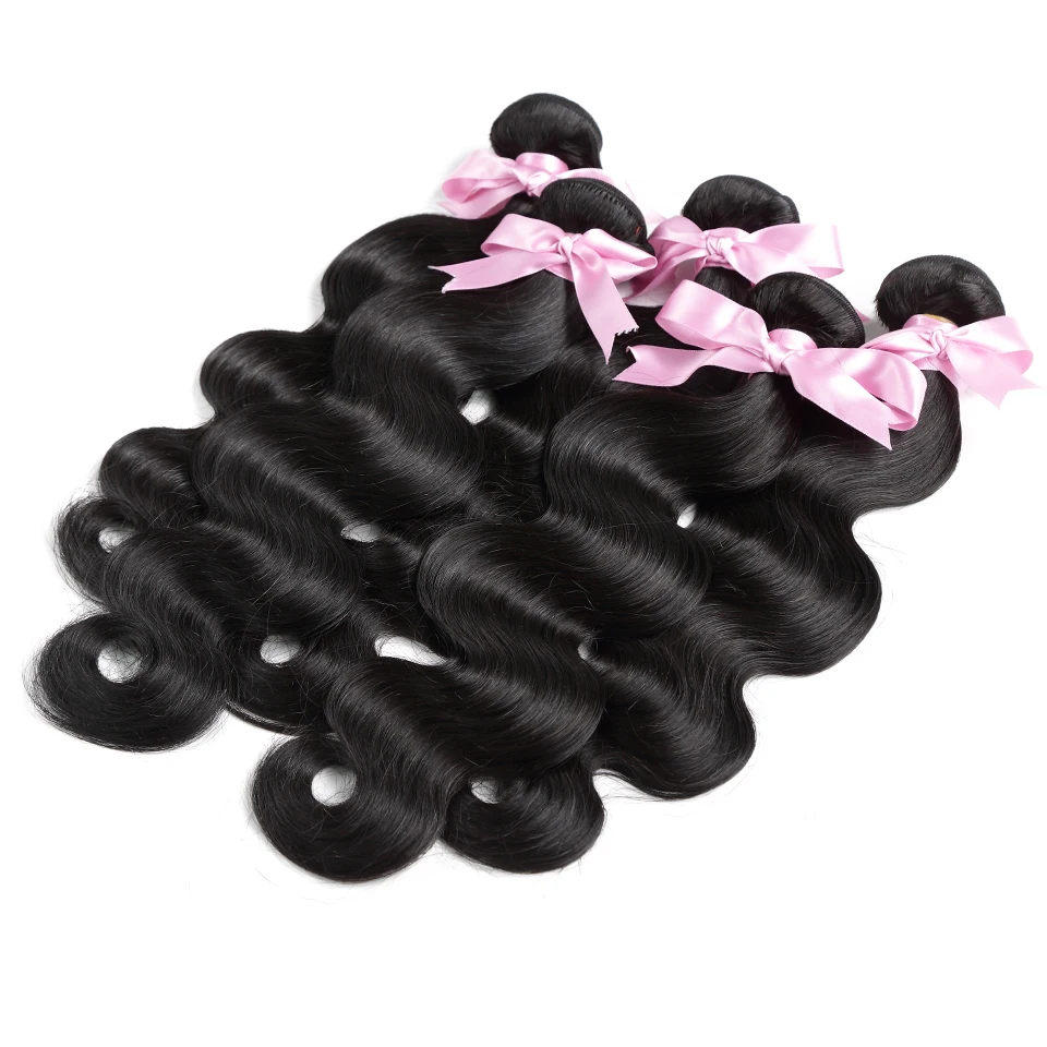 Luvin Body Wave 28 30 32 малазийские волосы 1 3 пучка сделка Необработанные 100% Человеческие