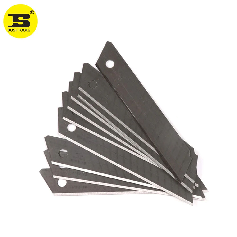 BOSI 10 шт. Универсальный нож лезвия SK5 Сталь 100 мм x 18 0 5 мм|blade generator|knife blade stylesblade cutter |