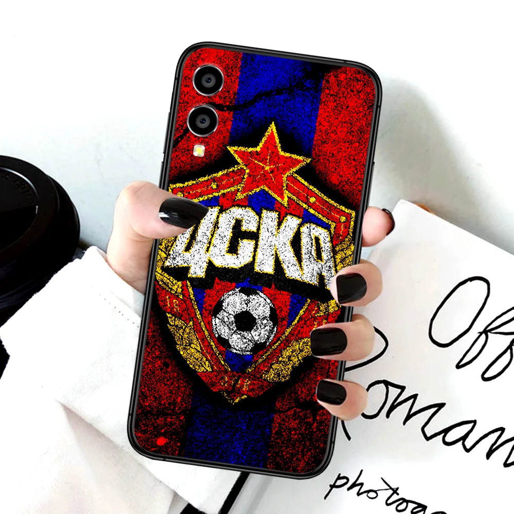 

CSKA Moscow Club Phone Case For Huawei Honor 6A 7A 7C 8 8A 8X 9 9X 10 10i 20 Lite Pro Play black Bumper Silicone Etui Soft