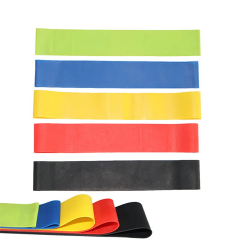 Эластичная лента из латекса 5 уровней сопротивления|Эспандеры| |