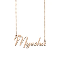 myesha name necklace custom name necklace for women girls best friends birthday wedding christmas mother days gift