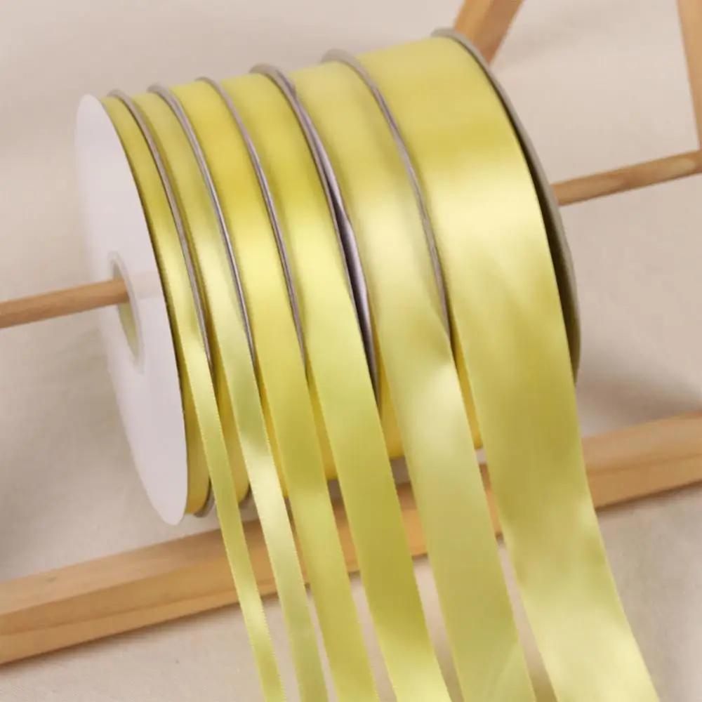 

Светильник-желтая лента 100 ярдов/рулон, фотообои, украшение для свадьбы, Рождества, дома, торта, подарочной коробки, аксессуары «сделай сам»