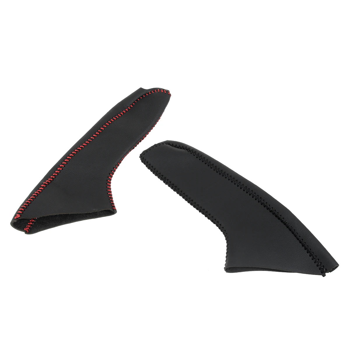 Кожаная защитная крышка для ручного тормоза черная красная Toyota/Honda/Nissan/Hyundai/Ford/Mazda