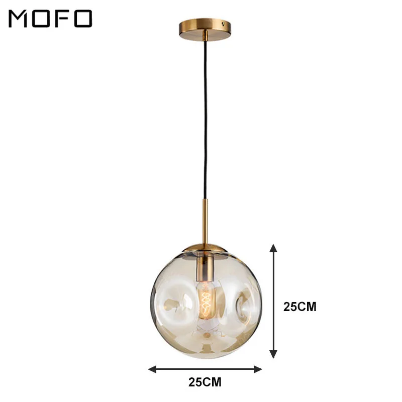 

Modren Glass Ball Pendant Lights Lighitng Nordic Bubbles Hanging Lamp Kitchen Dining Room Pendant Lamp Home Decor Light Fixtures