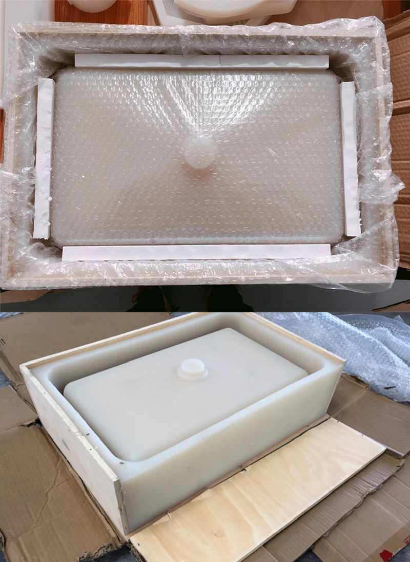 Прямоугольника раковина силиконовые формы diy формы для цемента круглая раковина бассейн под открытым небом пресс-форм