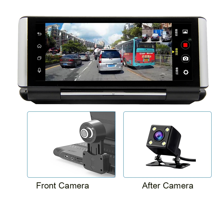 Anfilite 4G ADAS dashcam зеркало заднего вида DVR 1080P Dash камера Android gps навигация ночное видение двойной объектив Автомобильный видеорегистратор
