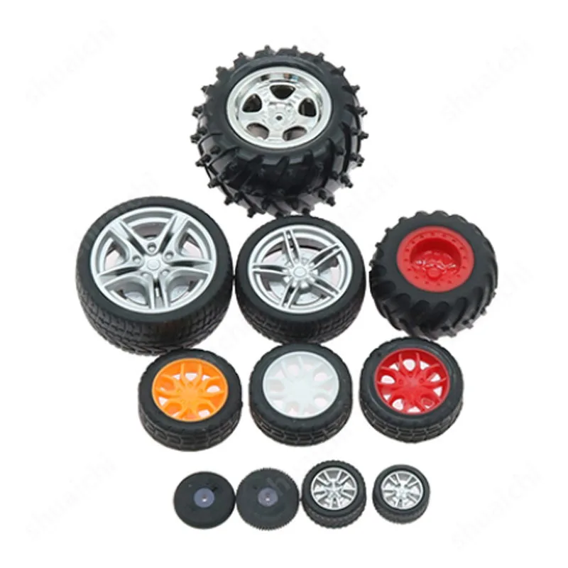 10 шт pc игрушка резиновые колес