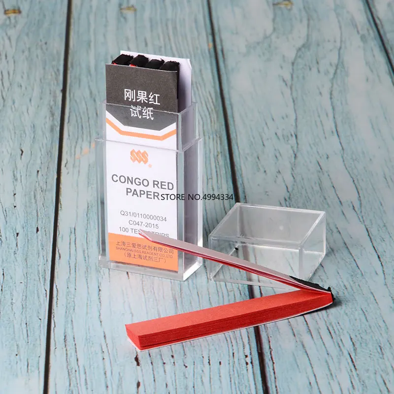 5 корт/лот (500stips) фенол фталеин/КОНГО КРАСНЫЙ/свинцово ацетат/Куркума/лакмусовая
