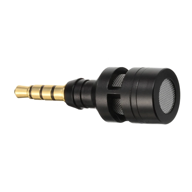 1 шт. 3 5 мм мини черный стерео микрофон Портативный смартфон Микрофон для