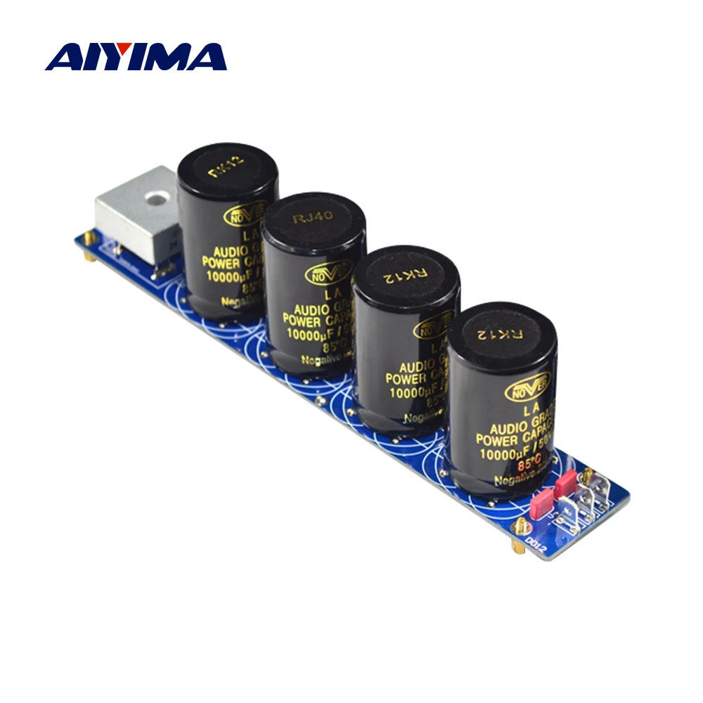 

AIYIMA 50A 10000UF 50V Audio Rectifier Filter Power Board AC to DC DIY Class A Audio Amplifier Rectification Filter Power Board