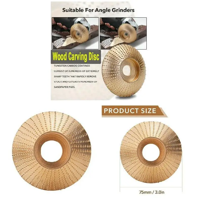 

Tungsten Carbide Wood Grinder Angle Grinding Wheel Discs Sanding Discs Metal Plastic Wood Abrasive Tool 2019ing