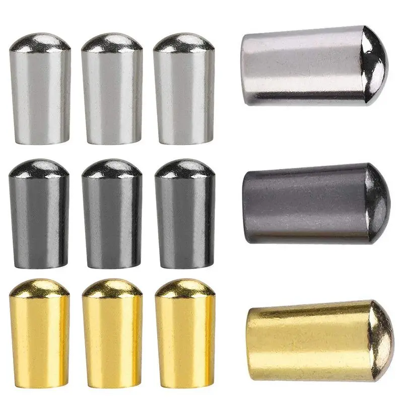 

3Pcs Guitar Switch Tip, 3 Way Toggle Switch Knob Tip Cap Copper For Lp Epi Electric Guitar