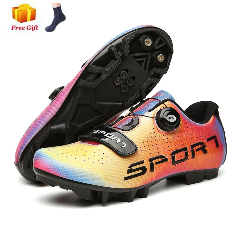 

Color Bike Shoes Mtb Breathable Autistic Spd Cleat Bike Shoes Outdoor Racing Shoes Road Bike Shoes