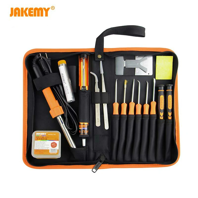 Основной мелко обработанный портативный набор паяльника DIY с установкой
