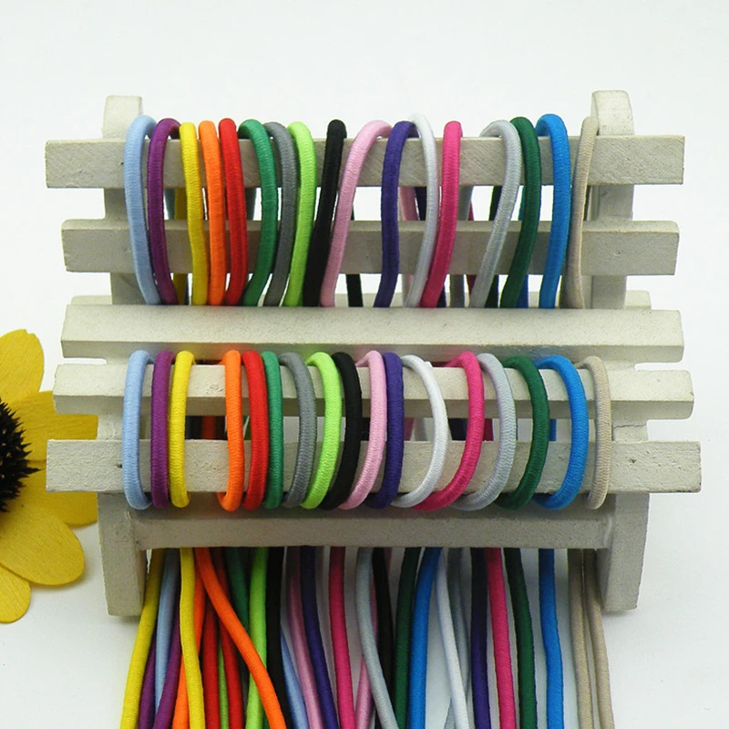 2 5 мм красочные круглая эластичная повязка для высокие эластичные резинки