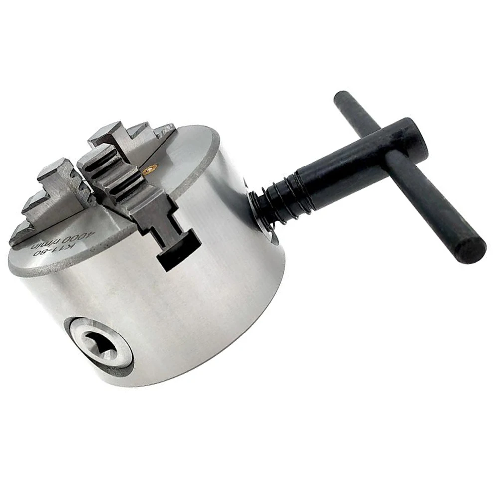 

K11-80 K11-100 3 Jaws Manual Lathe Chuck With Turning Machine Tools Accessories SANOU 3-Jaw Lathe Chuck Self-Centering Metal