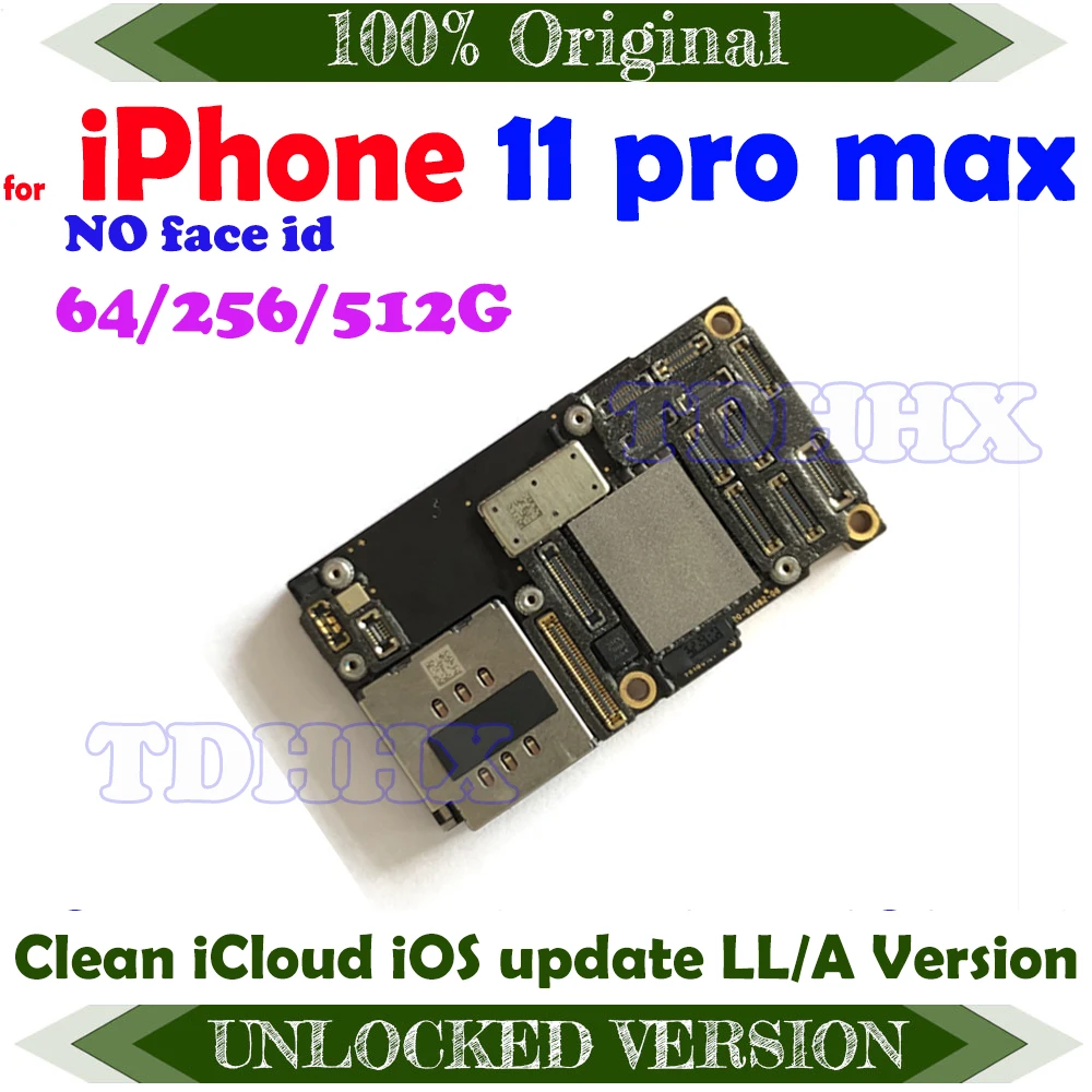 Бесплатная доставка разблокированная логическая плата Clean iCloud для iPhone 11 Pro Max