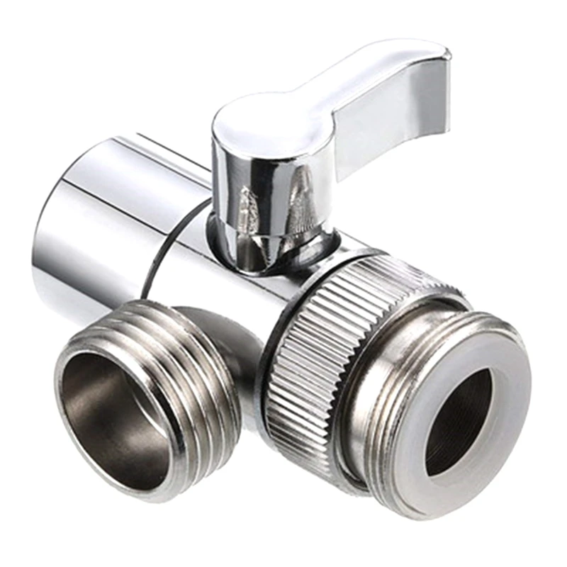 

2 Pcs Diverter Faucet Valve Shunt Sink Valve Faucet Faucet Dispenser Adapter Home Bathroom Kitchen Shunt
