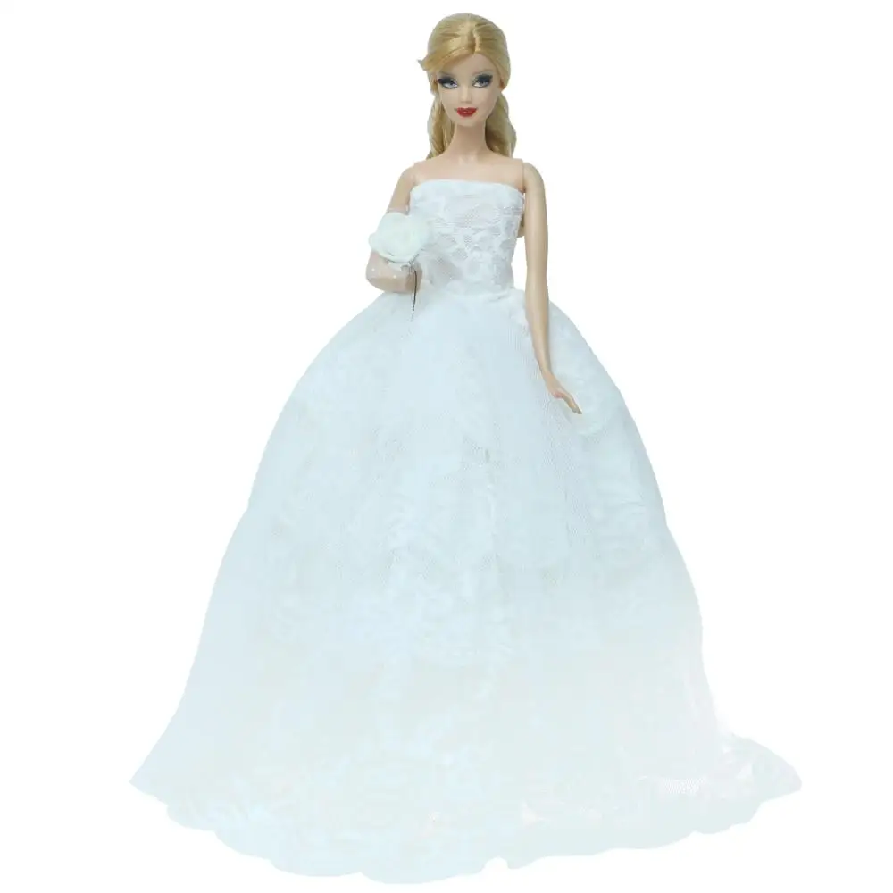 Модное белое свадебное платье вечернее Элегантная юбка невесты с головной