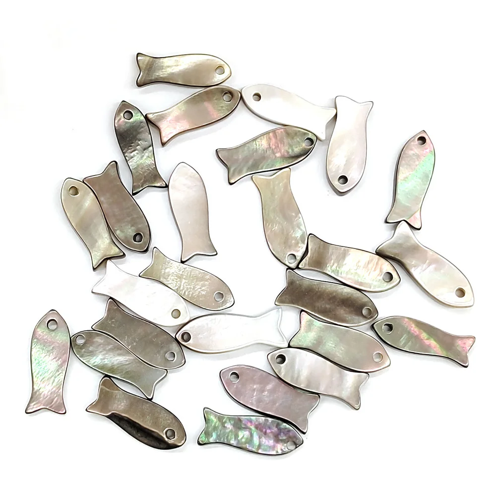 

Natural Shell Beads Fish-shaped Shell Loose Beads Handmade DIY Necklace Bracelet Jewelry Making Supplies Creative Gift Creation