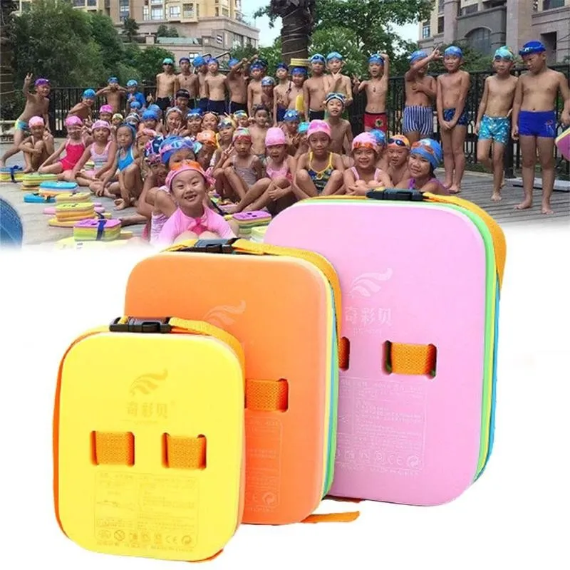 

4 In 1 Swimming Floating Kickboard Swim Float Back Board Child Adults Safe Pool Training Learner Aid Air Mattresses Safety Belt