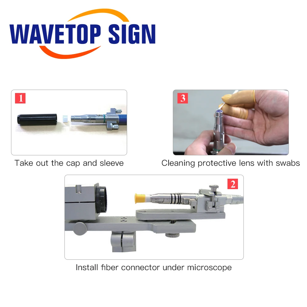 Фото Оптоволоконный лазерный источник WaveTopSign MAX MFSC-1000W MFSC-1500W, одномодовый, непрерывного действия, 1500 Вт, для станков лазерной резки оптоволокна №4