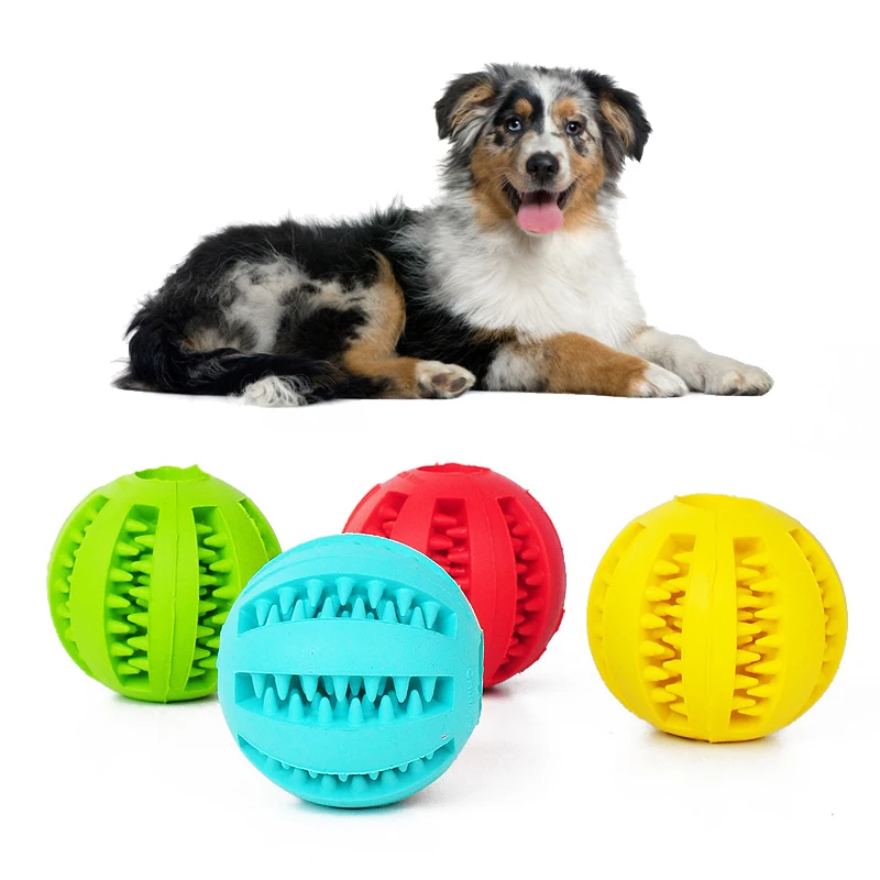 Игрушка для собаки Интерактивная резиновая игрушка 5/7 см шарики собак кошек