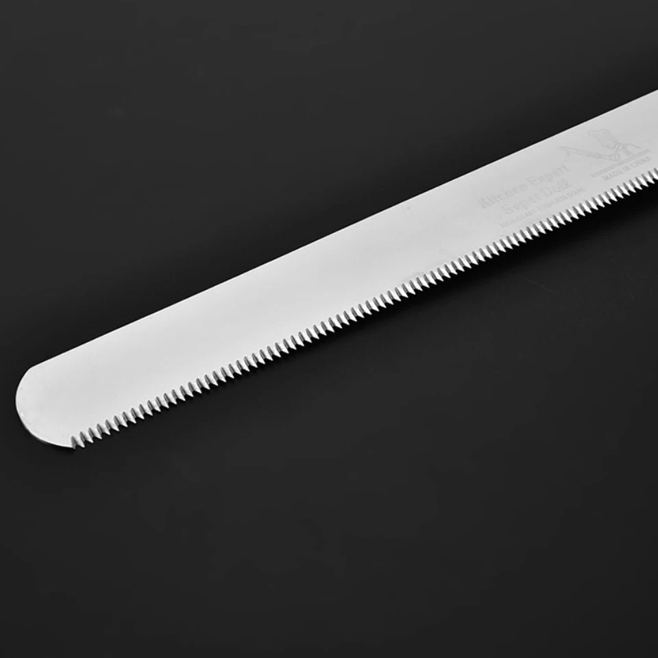 Нож для хлеба лопатка деревянная ручка из нержавеющей стали зубчатый торт