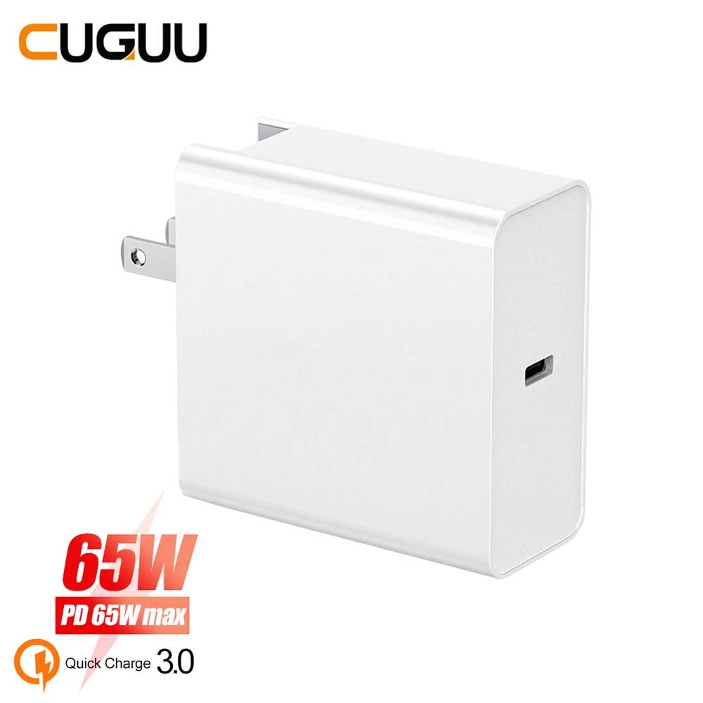 65 Вт PD Зарядное устройство usb type C QC3.0 Быстрая зарядка для iPhone Macbook ноутбук для samsung переключатель быстрое настенное зарядное устройство US EUUK AU адаптер