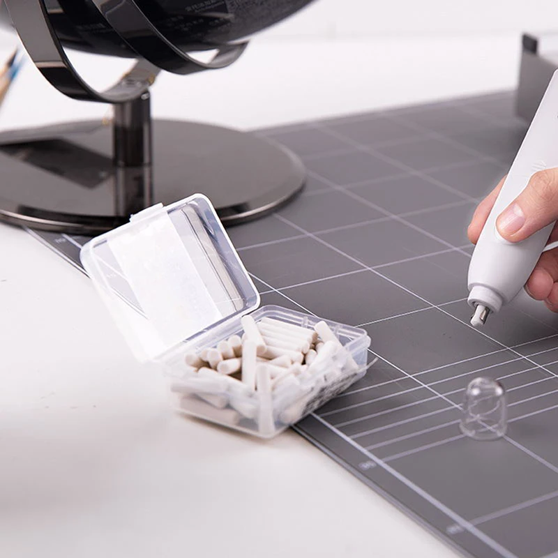 50 шт. белый ластик стирательная резинка пополнения с Замена заправок ластики в