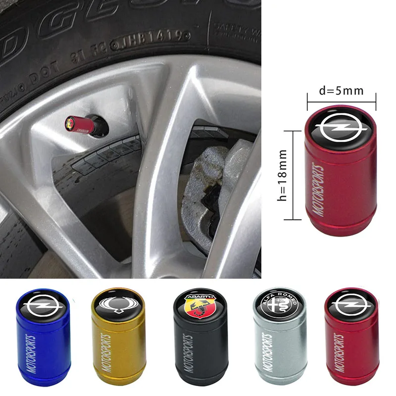 

4pcs Car Metal Tire Valve Cap Car Tyre Air Stems Cover for Suzuki Jimny Samurai Grand Vitara Sx4 Swift Alto Car Auto Accessories