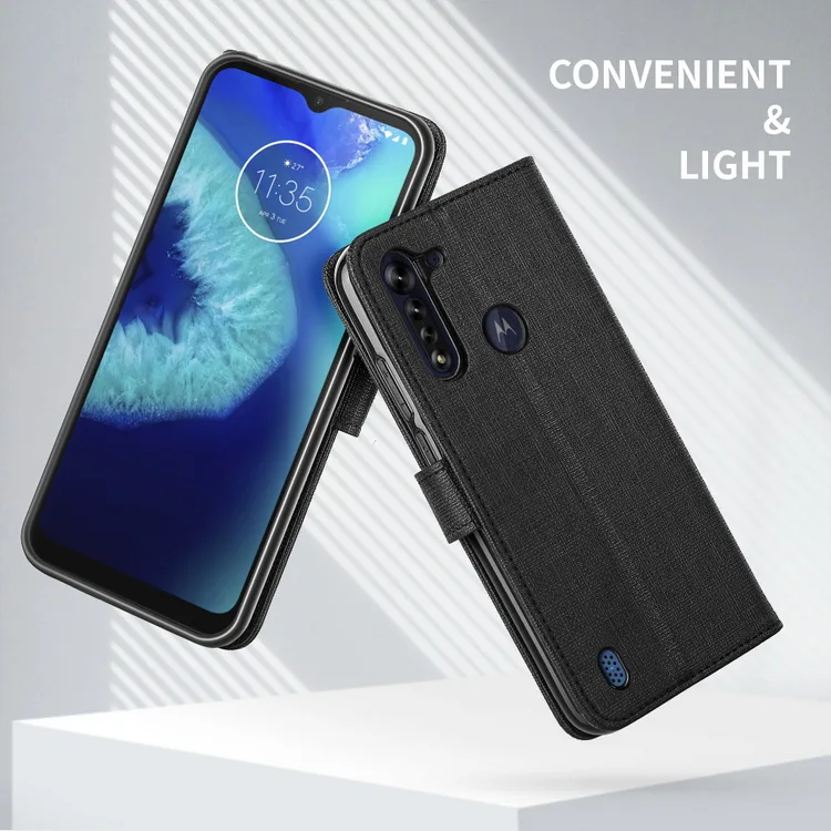 

Чехол для Motorola Moto G8 Power Lite в клетку, кожаный откидной Чехол с рисунком из холста для Moto G8 Power cases Conque