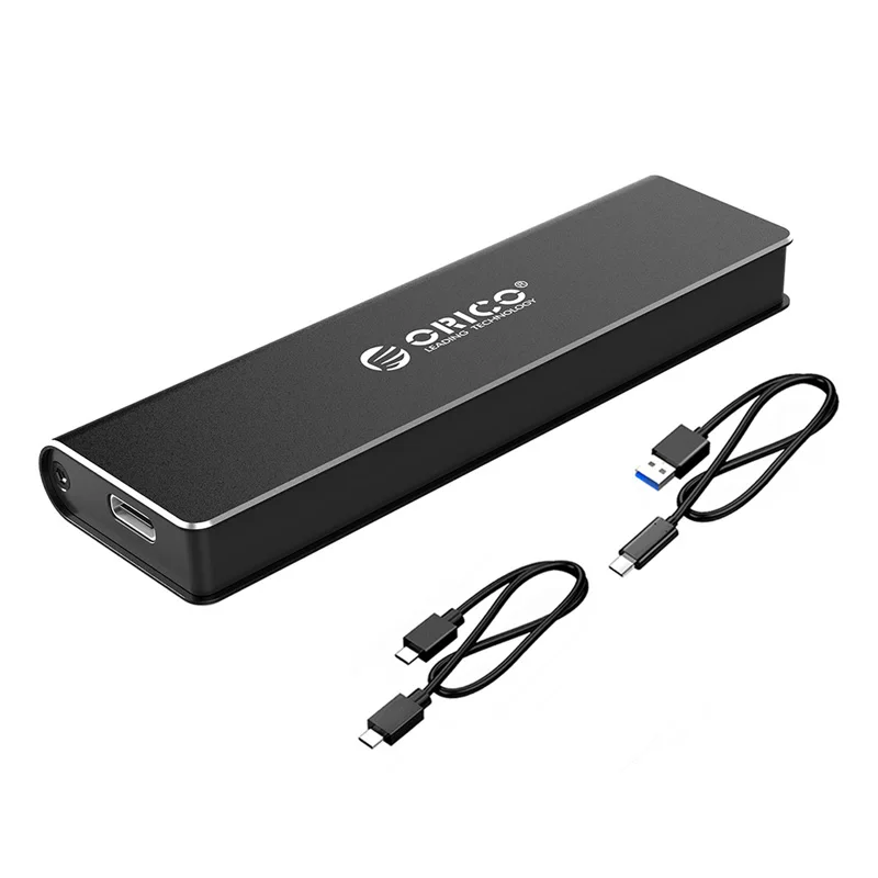 Black ORICO M.2 Накопитель SSD с протоколом NVME корпус Тип C USB 3,1 SSD корпус Поддержка 10 Гбит/с UASP M.2 USB NVME корпус алюминиевый жесткий диск коробка - Цвет: Black
