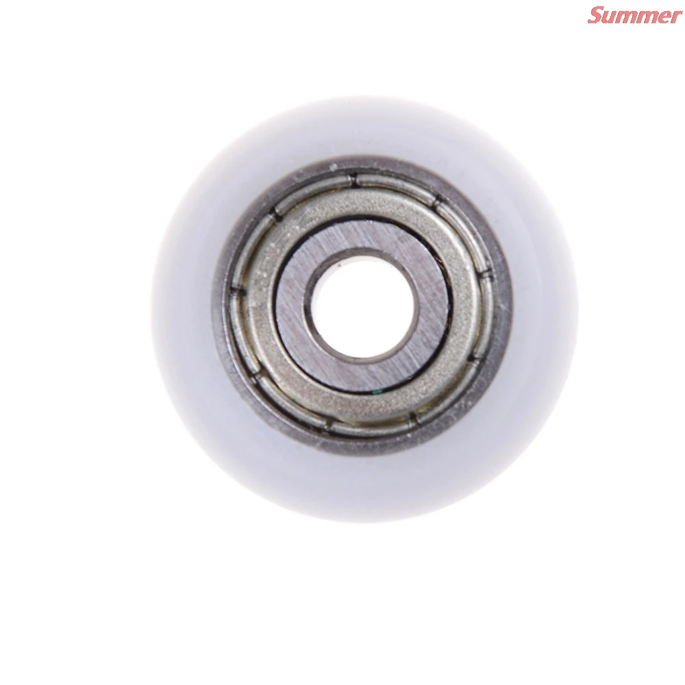 

Smart Home 1 PCS Nylon Plastic Carbon Steel Bearings Pulley Wheels Embedded Groove Suitable For Furniture Hardware Accessories