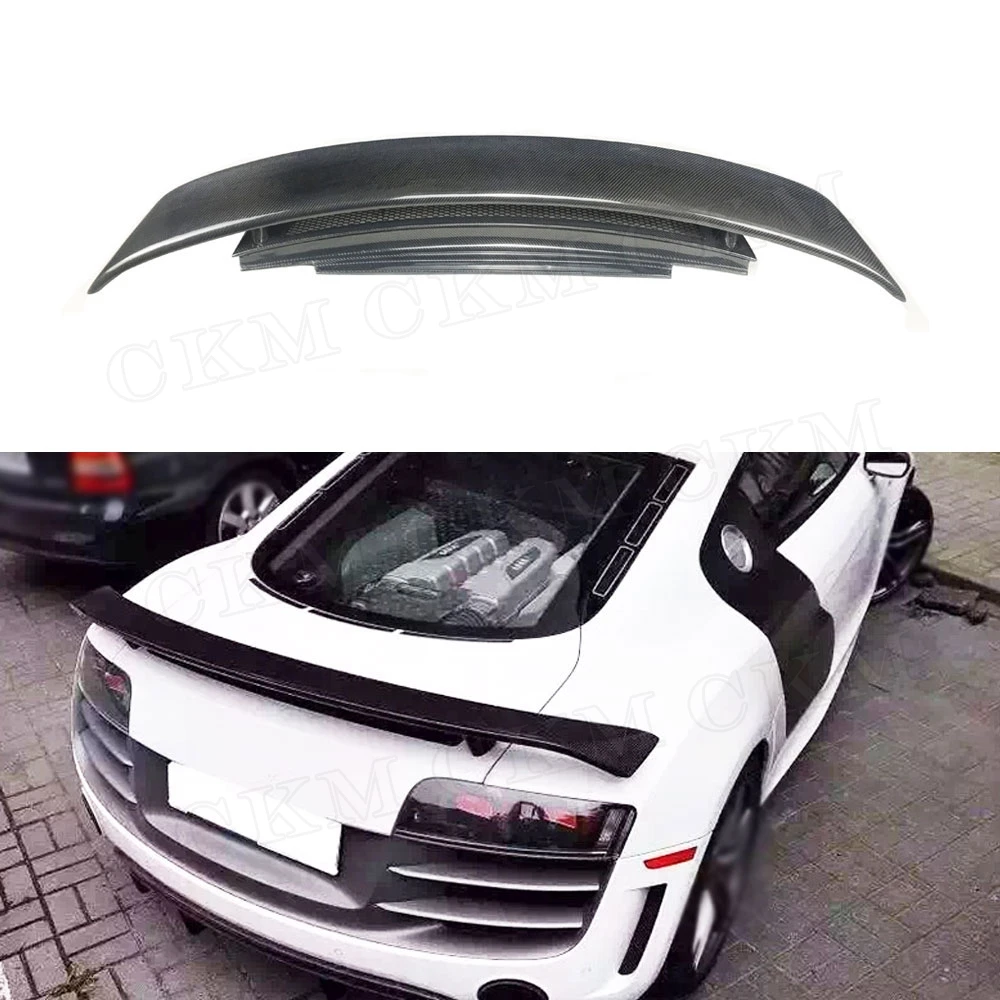 Спойлер для багажника Audi R8 2018 2019 из углеродного волокна | Автомобили и мотоциклы