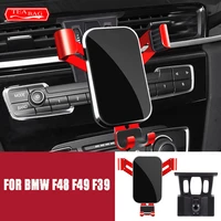 car mobile phone holder for bmw x1 f48 f49 2016 2021 x2 f39 2018 2021 air vent gps gravity stand special navigation bracket