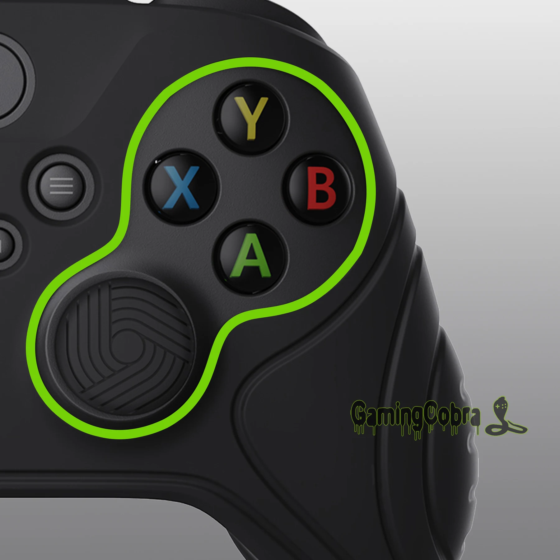 Противоскользящий силиконовый защитный чехол PlayVital Samurai Edition для контроллера X-box