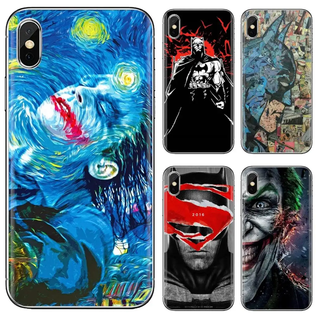 Фото Силиконовый чехол-сумка Joker-super-C-hero-Dc-Comics-Batman для iPhone 10 11 12 Pro Mini 4S SE 5C 6 6S 7 8 X XR XS Plus Max Силиконовый чехол-сумка Joker-super-C-hero-Dc-Comics-Batman для iPhone 10 11 12 Pro Mini 4S SE 5C 6 6S 7 8 X XR XS Plus Max