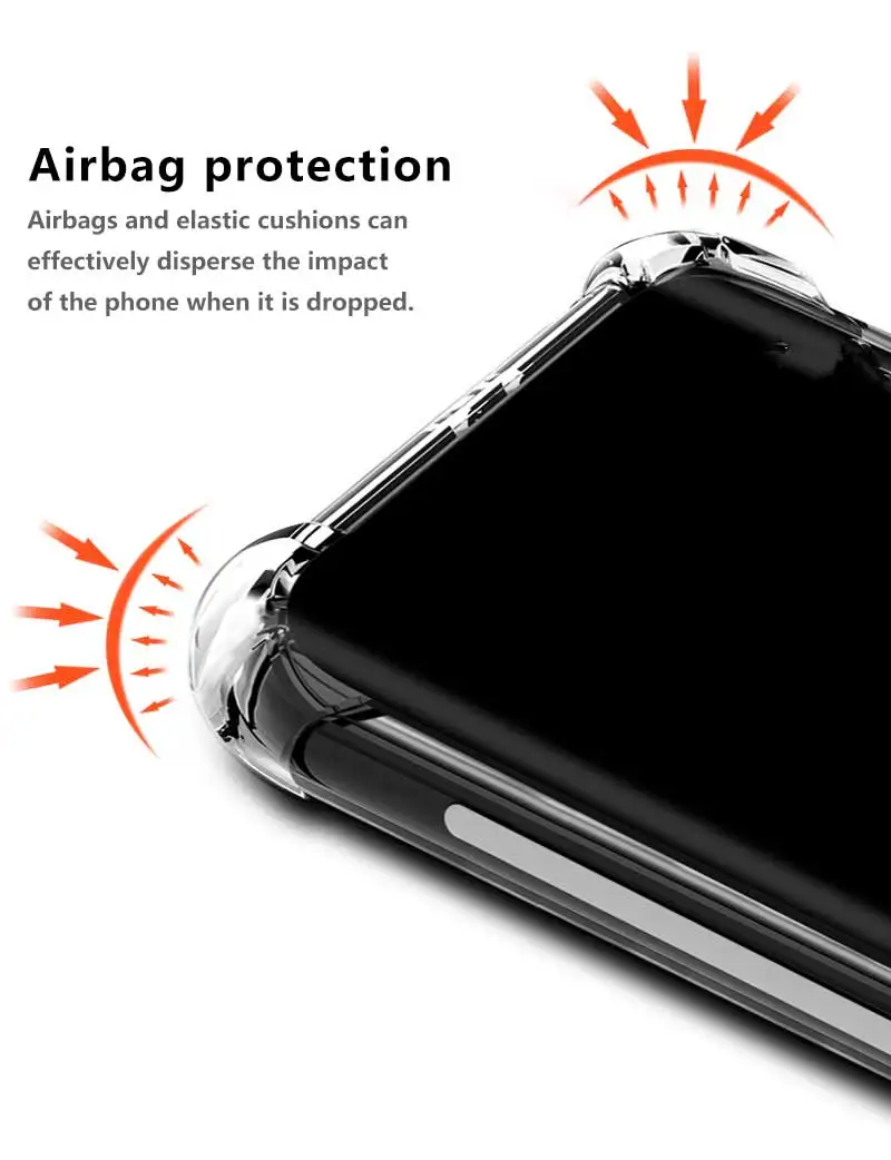 Чехол для Samsung Galaxy A71 A51 A21S A50 A70 A12 A02S A31 A11 M51 M31 прозрачный силиконовый красный