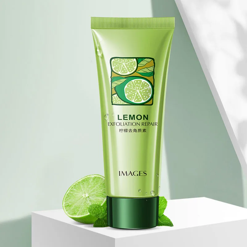 

Natural Lemon Exfoliating Prime Lasting Remove Dead Skin Blackhead Pimples Facial Exfoliating Gel Skin Cleansing