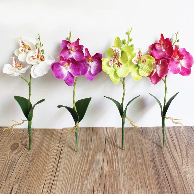 

29Cm Plastic Butterfly Orchid Flowers Gifts Artificial Flower Home Decor Wedding Party Office DIY Decorative