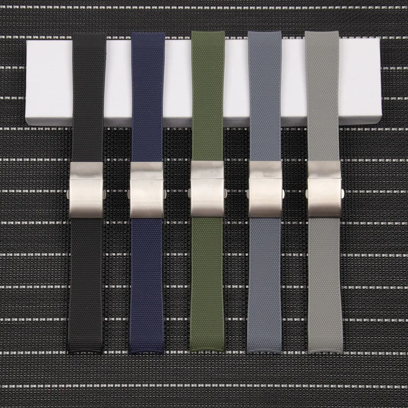 Ремешок для часов резиновый силиконовый водонепроницаемый 21 мм|Ремешки часов| |