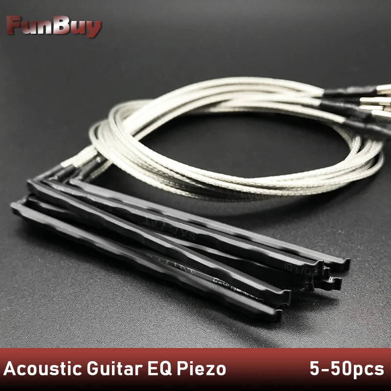 5/50 шт. преобразователь акустической гитары пьезо-Нижний порожек Палочки вверх