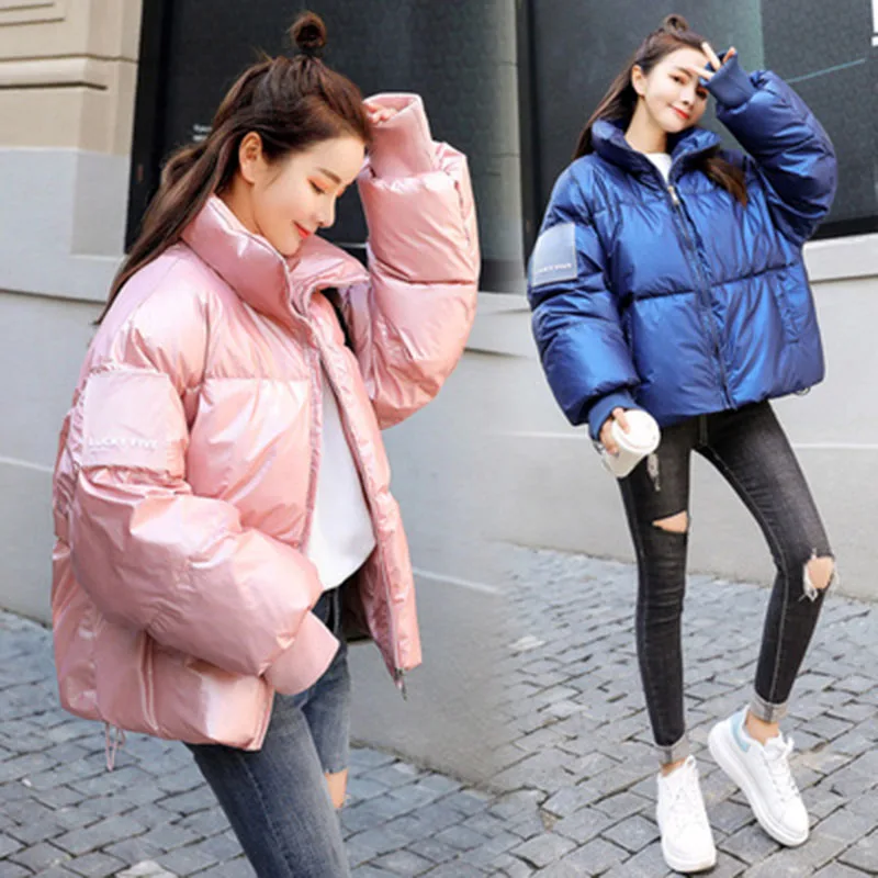 Новинка 2019 женская зимняя свободная и удобная куртка теплая короткая хлопковая