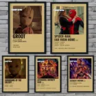 Наклейка на стену с изображением героев мультфильма Вселенная Марвел