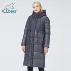 ICEbear 2021 новое женское стильное хлопковое пальто с длинной талией для зимы, модная женская куртка, брендовая одежда GWD21335I