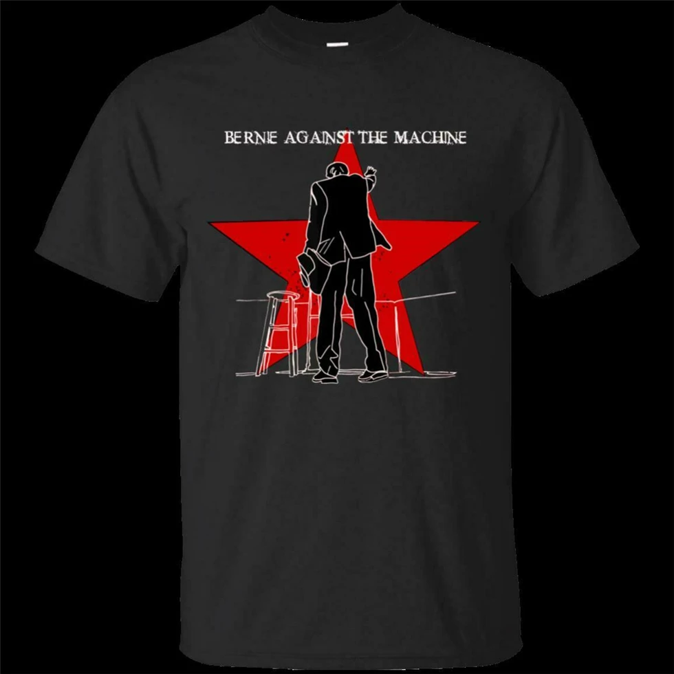 Берни Сандерс 2020 Against The Machine футболка для Для мужчин Бесплатная доставка топы